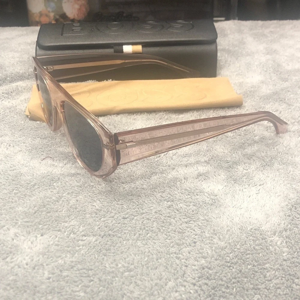 Boss Pink Full Rim Sunglasses